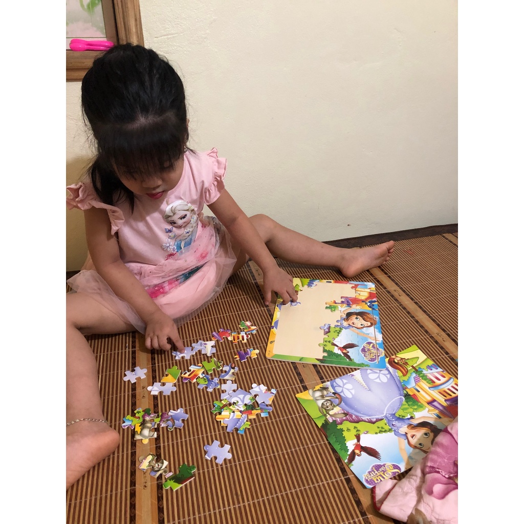 Bộ tranh ghép hình gỗ puzzle - Tranh xếp hình