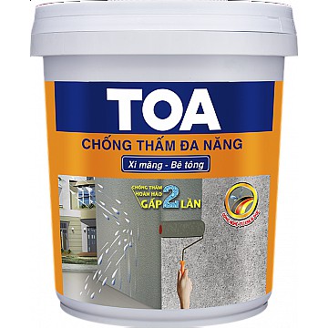 TOA Chống Thấm Đa Năng bề mặt xi măng – bê tông - lon 5L