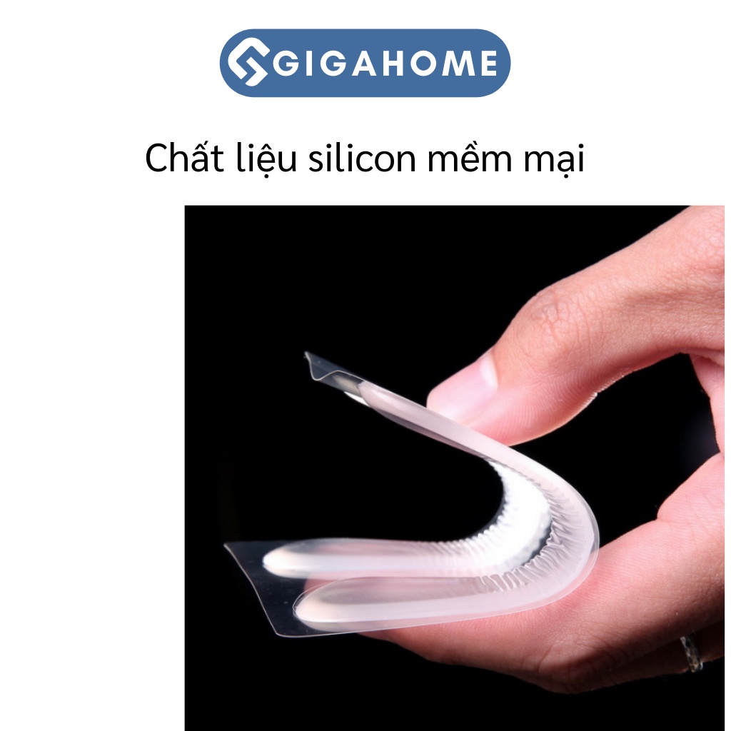 Bộ 2 Miếng Lót Gót Giày Silicone GIGAHOME Chống Đau, Trầy Gót Chân 3339