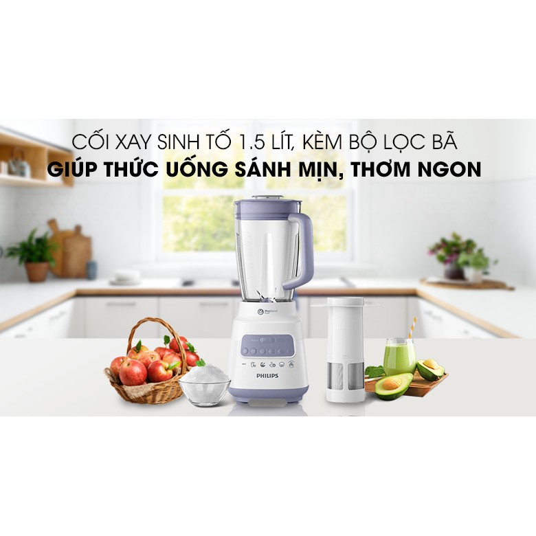 Máy Xay Sinh Tố Philips HR2223 - Hàng Chính Hãng (Bảo Hành 24 Tháng)