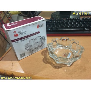 thanh lý gạt tàn thuốc lá Thủy Tinh 12cm Tròn