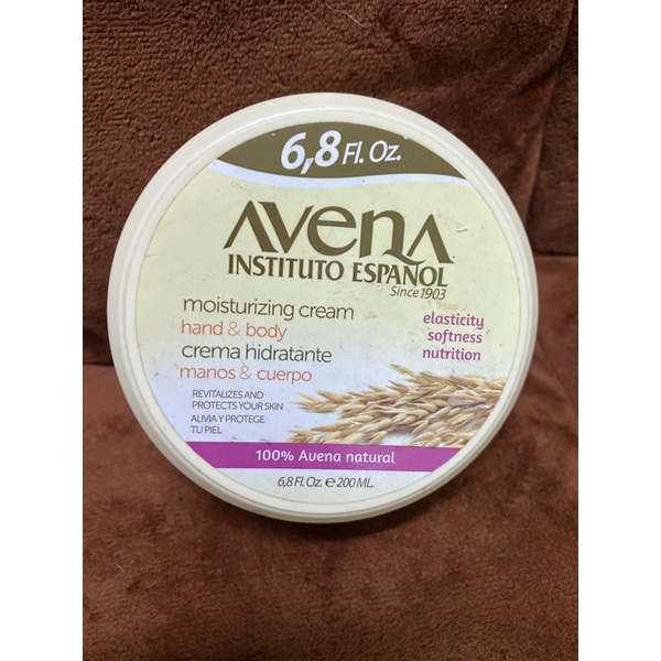 KEM DƯỠNG DA TOÀN THÂN AVENA INSTITUTO ESPANOL HAND AND BODY 200ML HỘP HÌNH TRÒN
