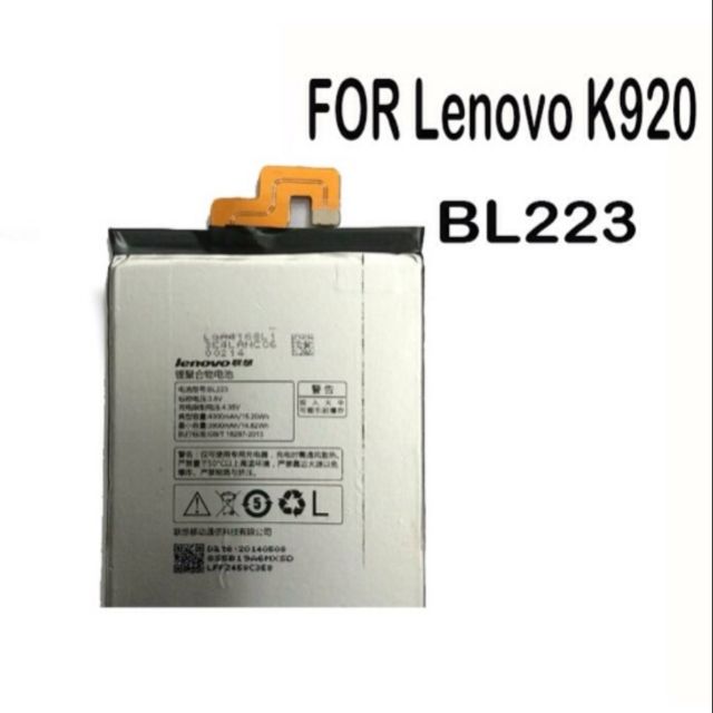 THAY PIN LENOVO BL223 DÙNG CHO LENOVO K920 VIBE Z2 PRO