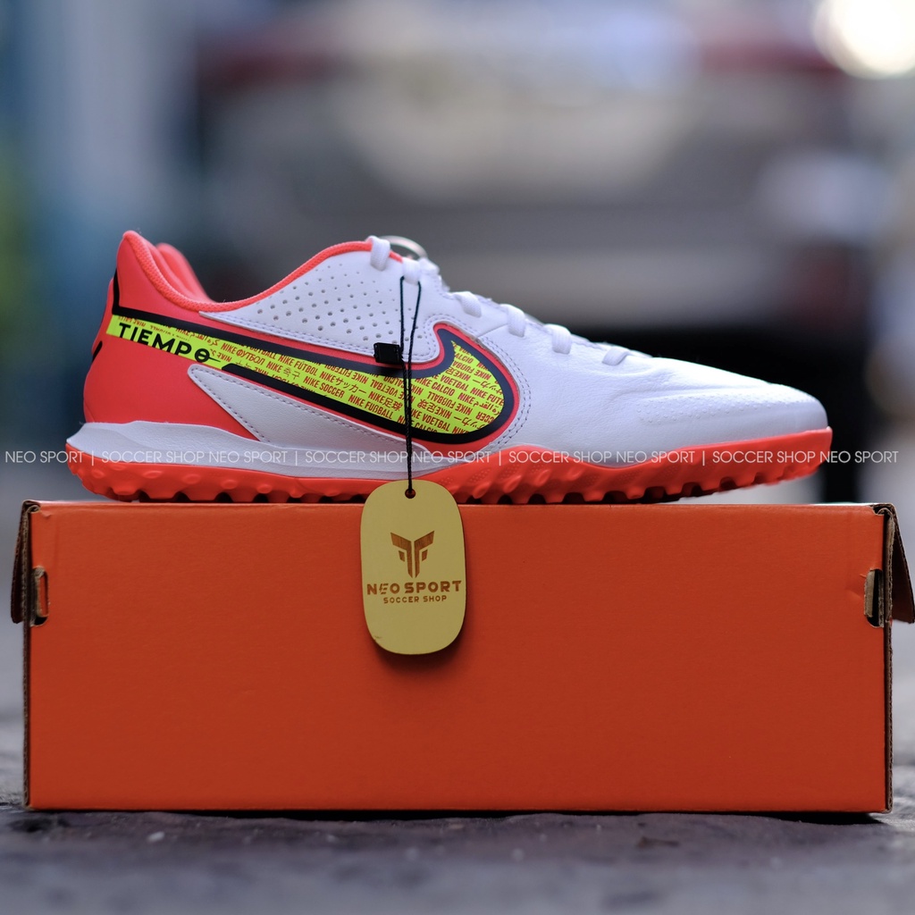 GIÀY BÓNG ĐÁ NIKE TIEMPO LEGEND 9 ACADEMY TRẮNG/ĐỎ TF