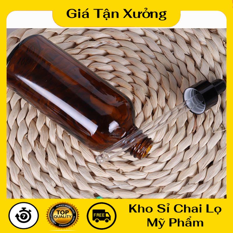 Chai lọ đựng tinh dầu bóp giọt khoen đen , chai lọ chiết mỹ phẩm , phụ kiện du lịch