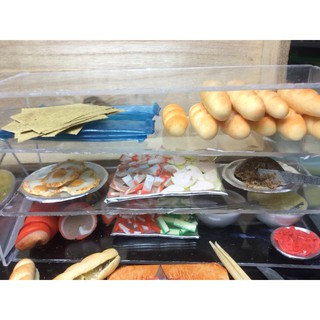 QUẦY BÁNH MÌ THỊT MINI ĐẤT SÉT NHẬT