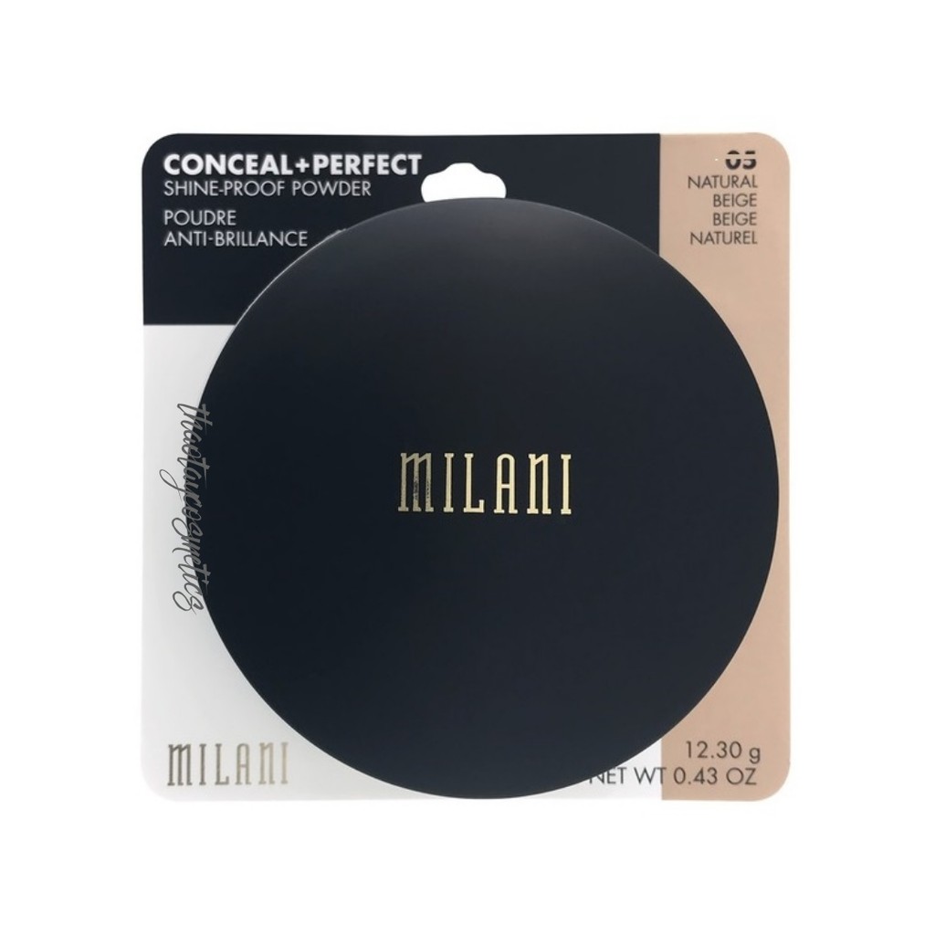 [Hàng Mỹ] Phấn nền che phủ kiềm dầu Milani Conceal & Perfect Shine-Proof Powder (12.3g)