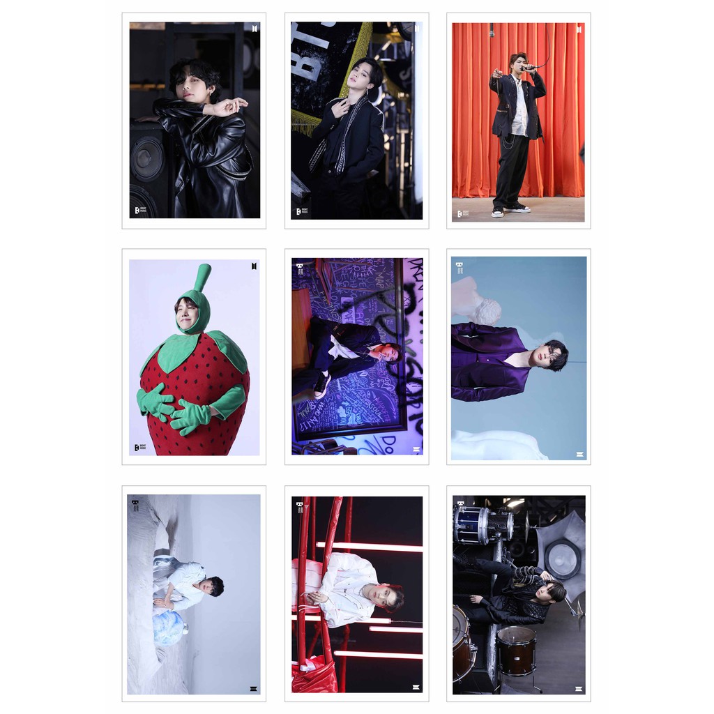 [Ép Lụa] Lomo Card 18 Ảnh BTS -MAP OF THE SOUL ONE SKETCH