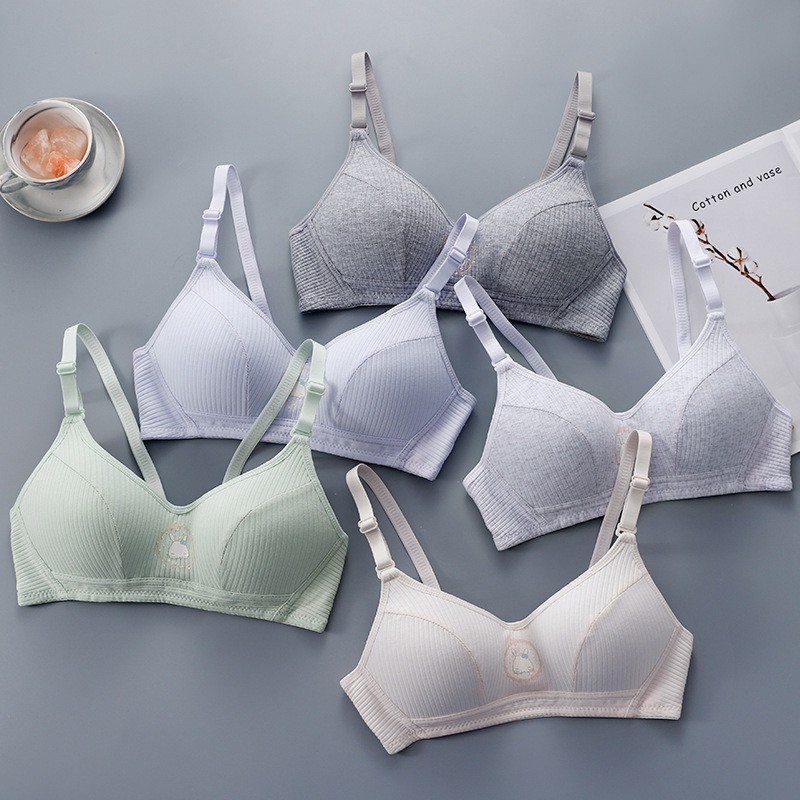 Áo Lót Cúp Ngực Không Gọng Chất Liệu Cotton Thời Trang Thu Đông 169