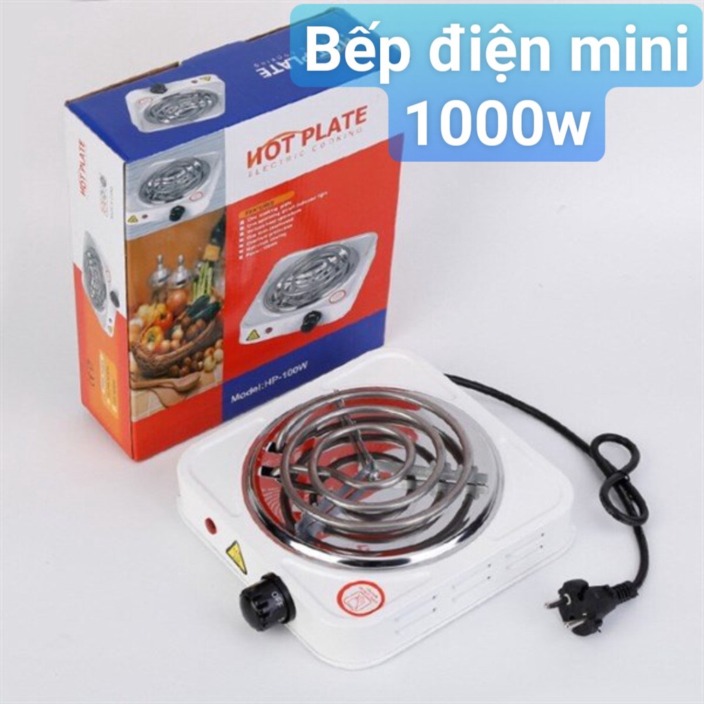 Bếp hơ lá trầu cho bé,  bếp điện mini 500w-1000W bếp xông sau sinh - Bảo hành 6 tháng