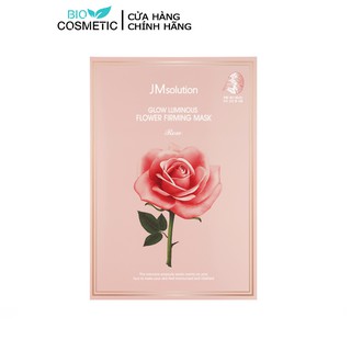 Mặt nạ JMSolution Glow Luminous Flower Firming Mask Rose Săn chắc da chiết xuất hoa hồng 30ml