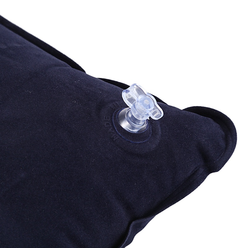 Gối Bơm Hơi Hai Mặt Có Thể Gấp Gọn Dùng Đi Cắm Trại / Du Lịch / Văn Phòng Màu Xanh Dương