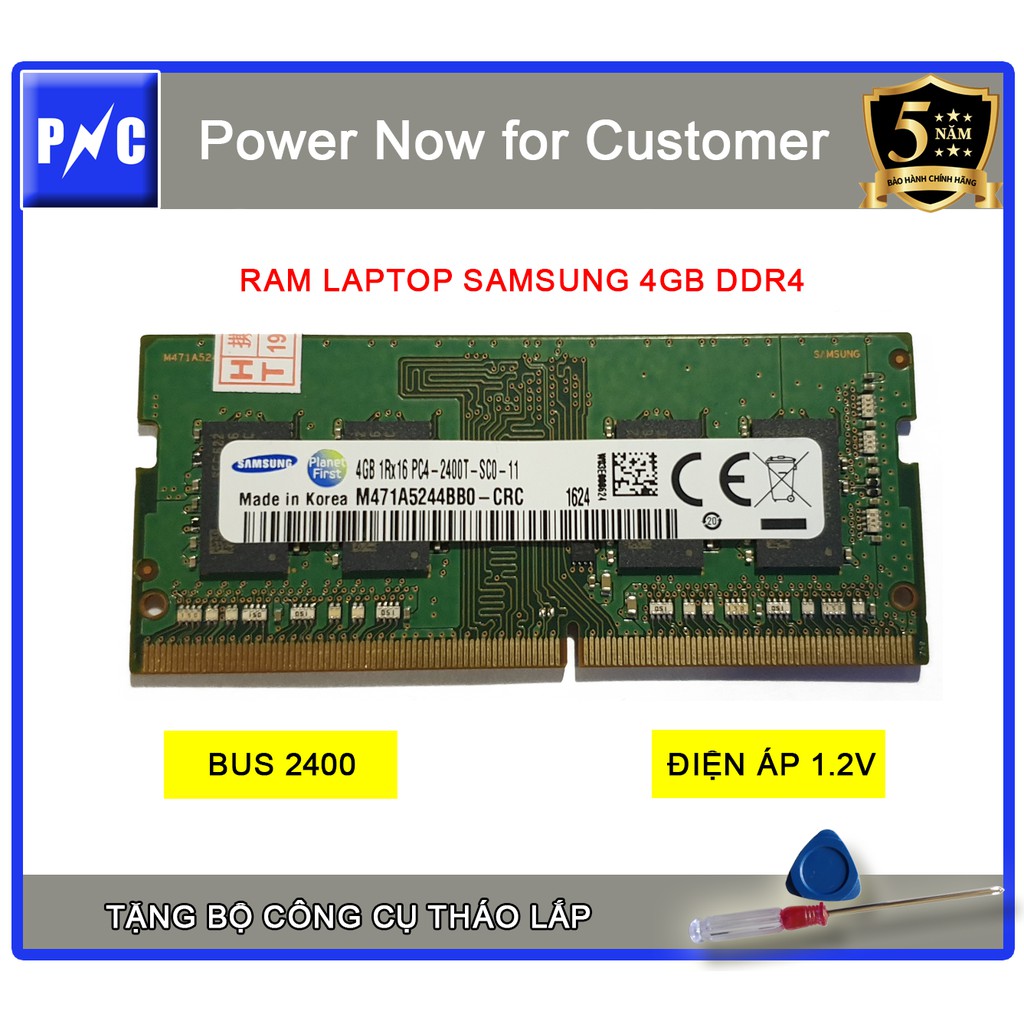 3 NGÀY XẢ KHO Ram Laptop CHÍNH HÃNG Samsung/SK hynix DDR4 4GB/8GB BUS 2400, BH 5 năm | WebRaoVat - webraovat.net.vn