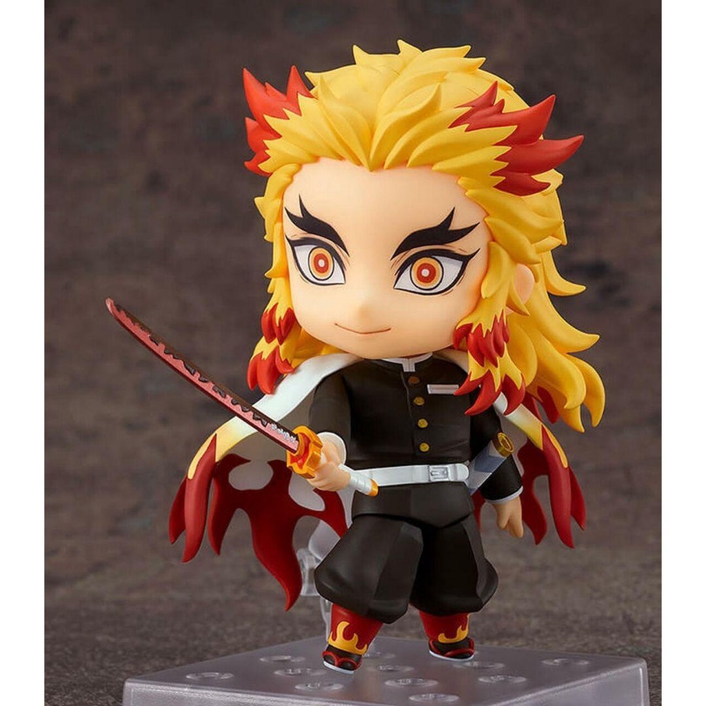 Mô hình Kimetsu no Yaiba Kyojuro Rengoku 10cm 1541 Nendoroid Good Smile Mô hình có khớp Chính hãng Nhật KYND04