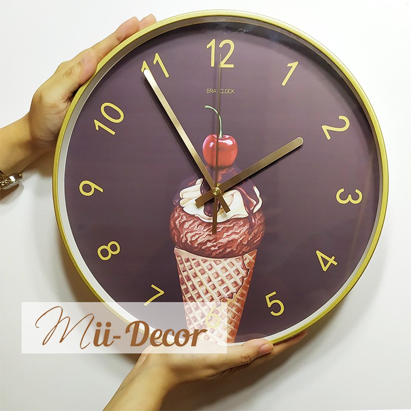 Đồng hồ treo tường ✳️ 10 MẪU - FREESHIP ✳️ Đồng hồ trang trí đẹp hình tròn mặt kính trang trí nhà cửa- DH088