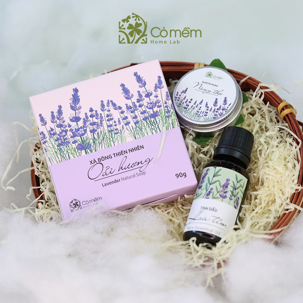 Combo Xà Bông, Nước Hoa Khô, Tinh dầu Thiên Nhiên Lavender/ Oải Hương Nước Pháp Cỏ Mềm Mới 100%.Bảo hành 6 tháng