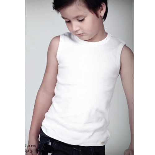 Áo Ba Lỗ Cho Bé Mầu Trắng, Áo Sát Nách Cho Bé MỀM, chất cotton xược mát, thấm mồ hôi, phối gì cũng đẹp.