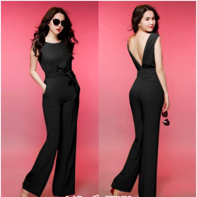 JUMSUIT KIỂU HỞ LƯNG V NGỌC TRINH