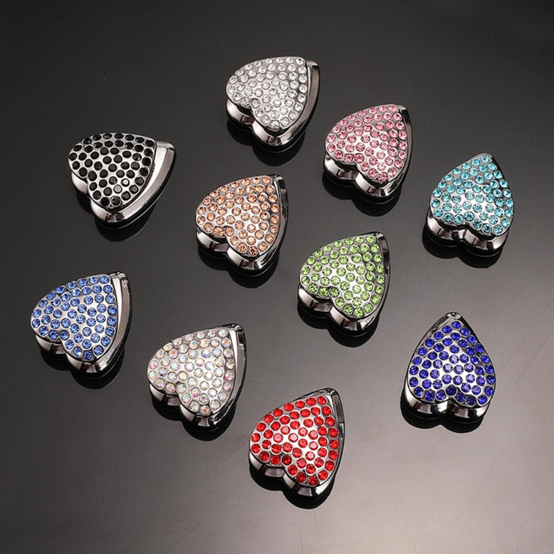 Móc Treo Dù / Xe Hơi / Văn Phòng Đính Đá Pha Lê Tự Dính Không Cần Khoan Lỗ