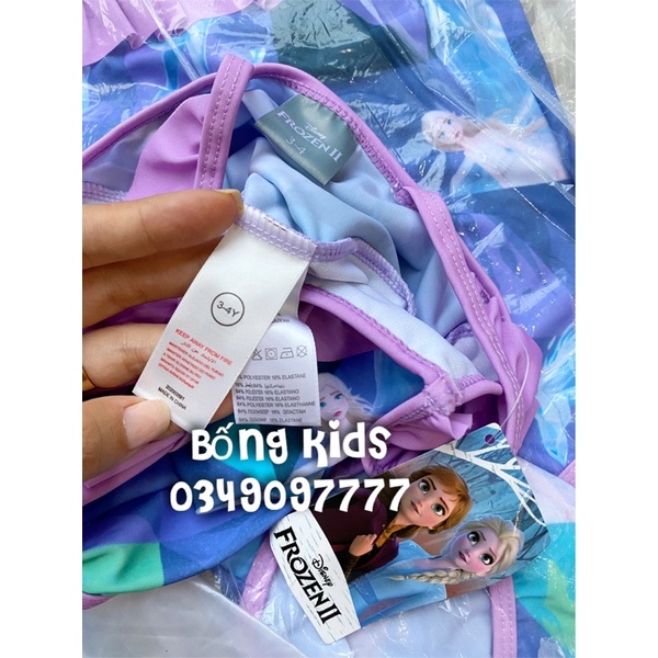 Đồ Bơi Bé Gái Elsa Tím