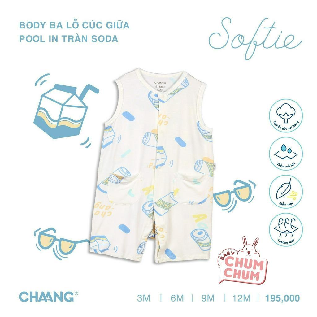 Body Ba Lỗ Cúc Giữa Pool In Tràn Soda CHAANG SS23D6