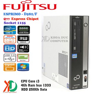 Máy tính đồng bộ Nhật Bản FUJITSU D582/F Chipset Core i3-2100/4Gb Ram/250Gb HDD siêu bền.