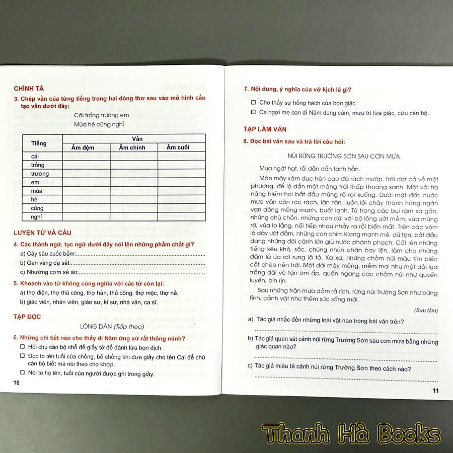 Sách - Vở Thực Hành Tiếng Việt Lớp 5 - Tập 1