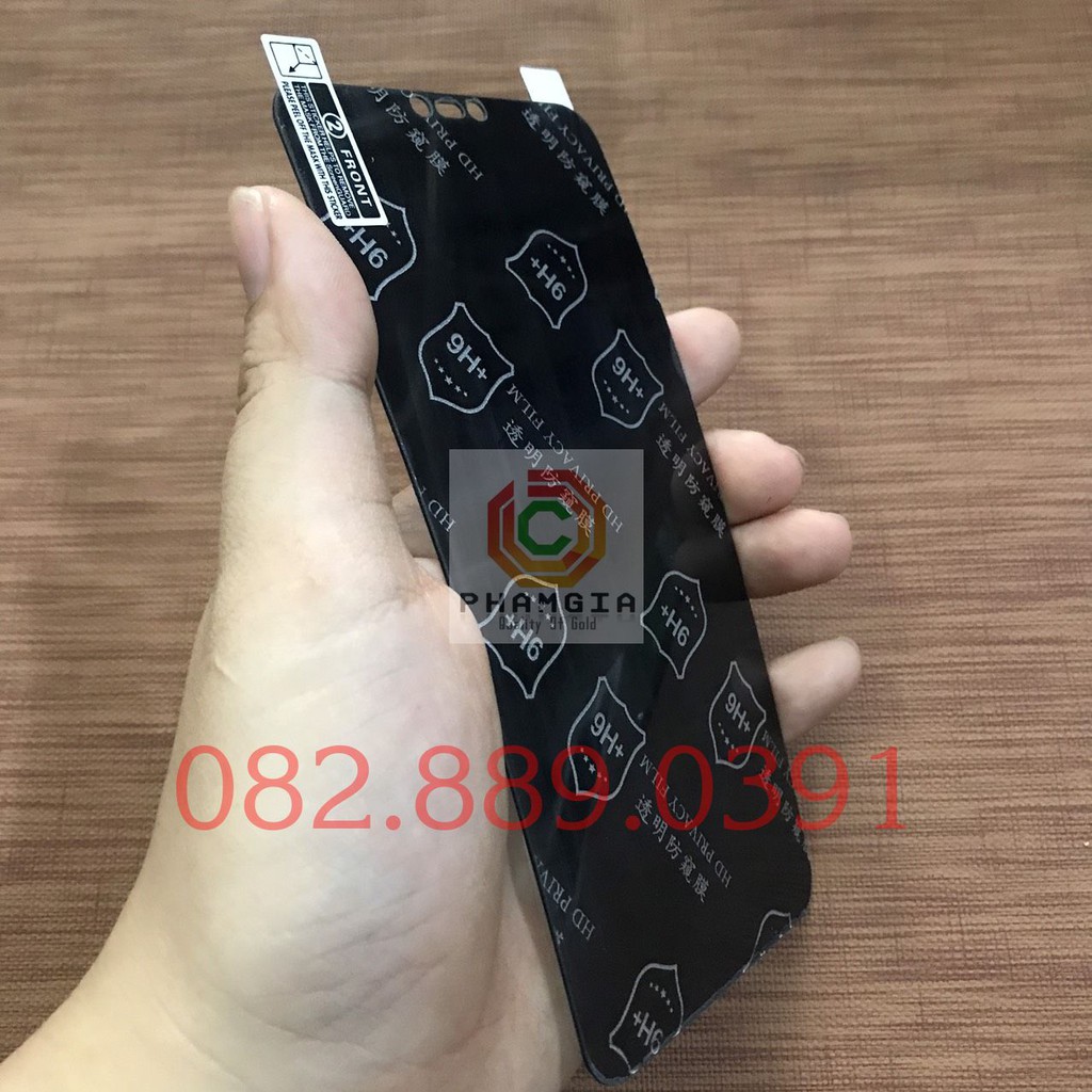 Cường lực Xiaomi Mi Note 8 / 8 Lite / Mi 8 Pro / Redmi note 7  Chống Nhìn Trộm 9H dẻo nano