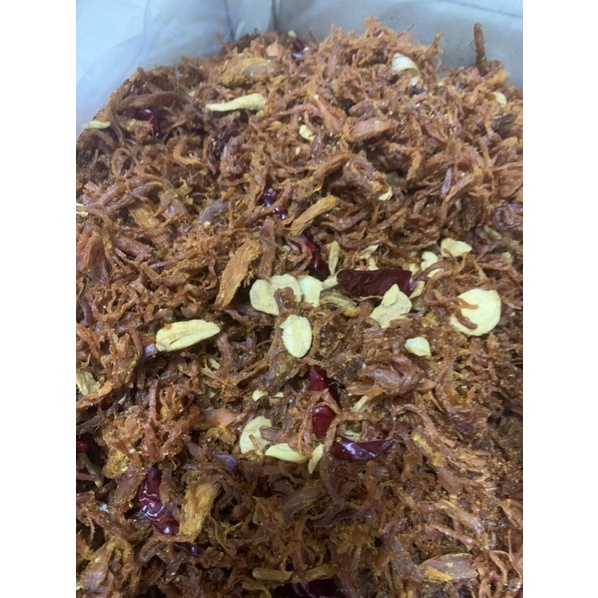 Khô Heo Trần Anh Food - Khô heo cháy tỏi nhà làm hàng loại 1 Cao Cấp Hũ 500GR đầy đủ