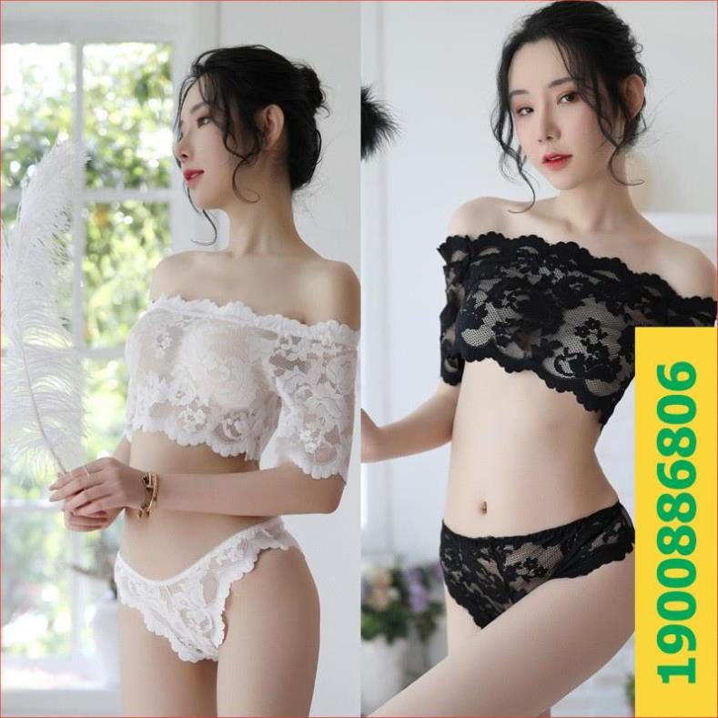 Bộ ngủ ren trễ vai sexy - Konni39 Sơn Hòa - 1900886806