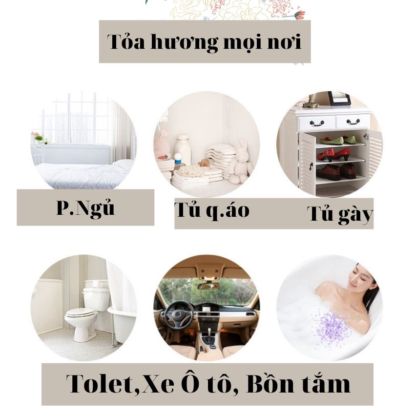 Túi Thơm Hoa Oải Hương Lavender-Tỏa hương khắp phòng