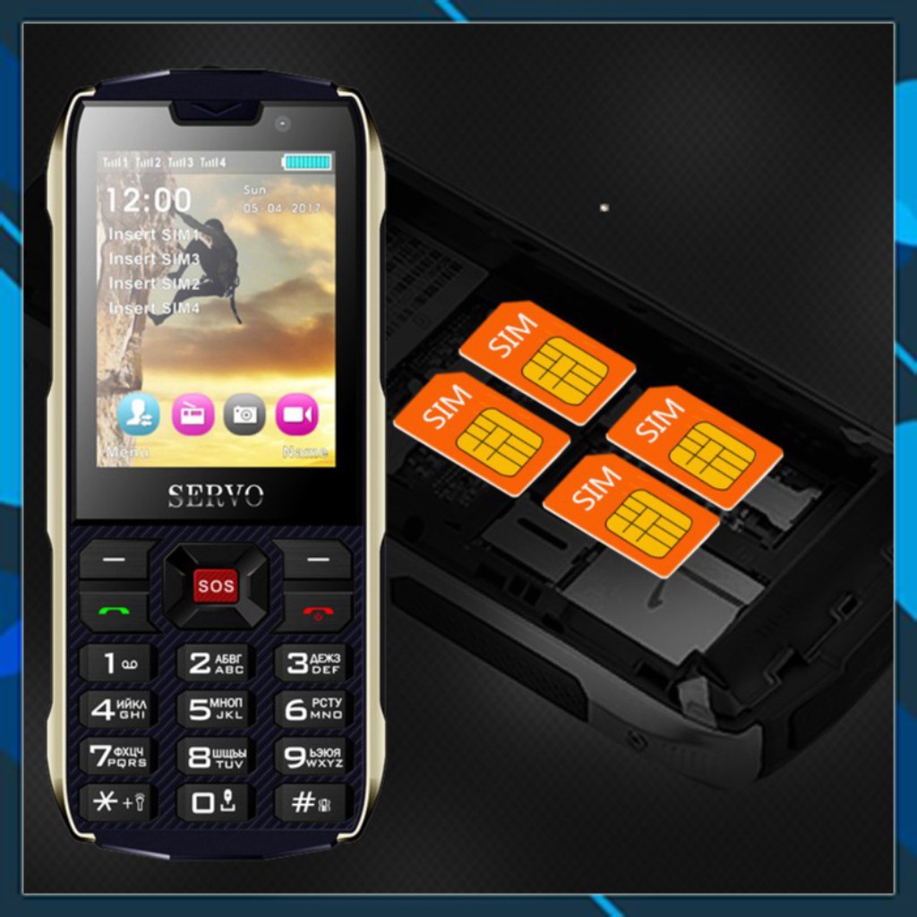 [ĐIỆN THOẠI 4 SIM 4 SÓNG] [ĐIỆN THOẠI GIÁ RẺ] [ÂM THANH TO] [SERVO H8]  (vthm9) | BigBuy360 - bigbuy360.vn