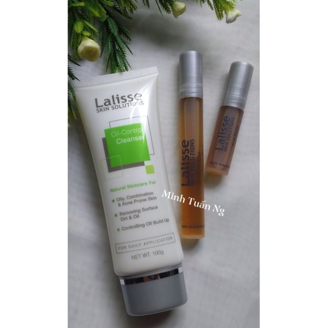 COMBO Sữa rửa mặt & Serum hỗ trợ trị mụn ( Lalisse )