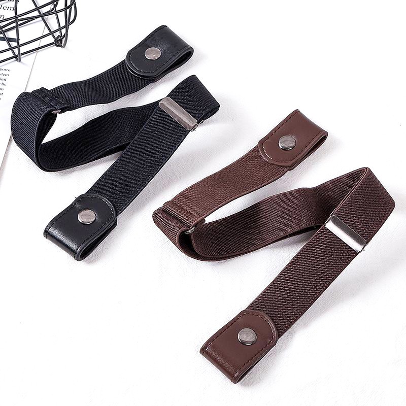 Thắt Lưng Co Giãn Không Khóa Thời Trang Cho Nam Nữ