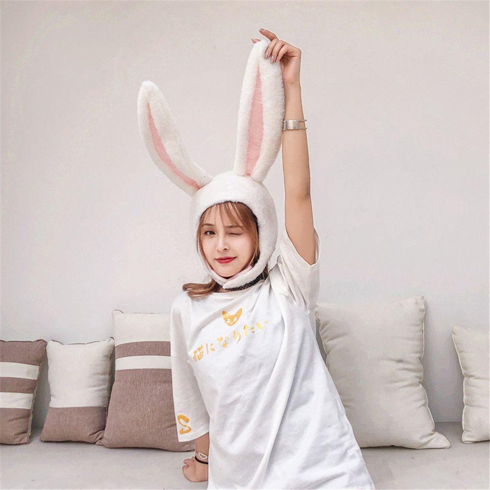 Nón Tai Thỏ Bằng Vải Bông Dễ Thương Dùng Trang Trí Tiệc Hóa Trang