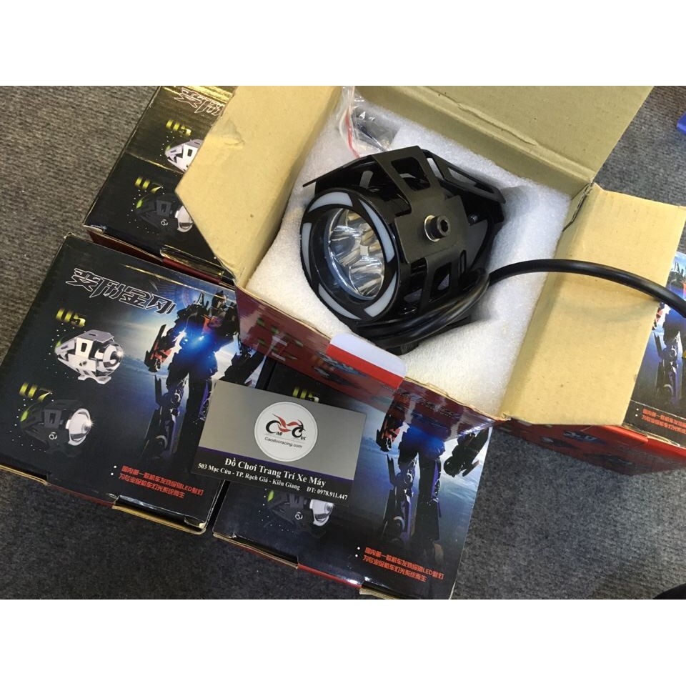 Đèn trợ sáng L4 Lốc xoáy - Full pass bắt phuộc trước