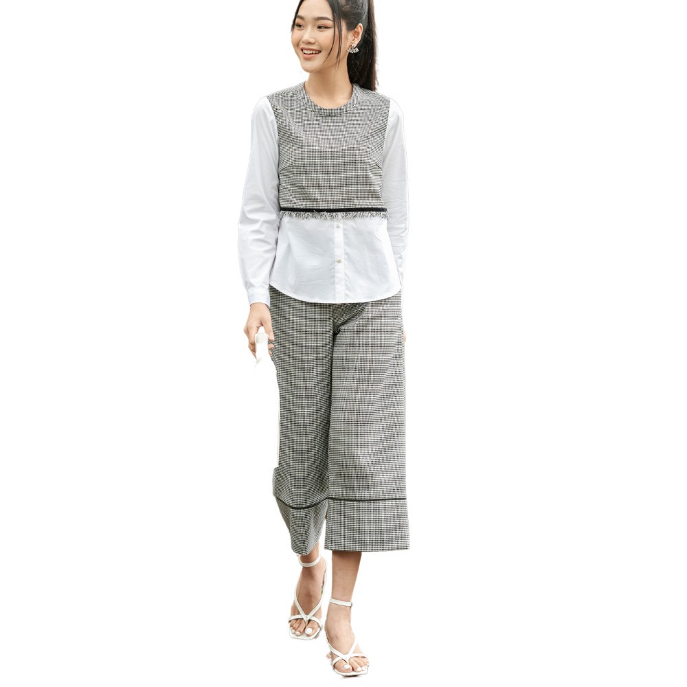 Quần culottes gấu to, lé gấu SYO Q6820019