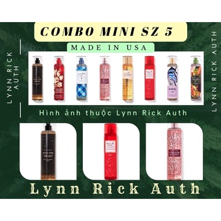 [Chọn Mùi ] AUTH COMBO SET 5 MÙI TẶNG 1  - Xịt Thơm Body Mist Toàn Thân Bath & Body Works Usa
