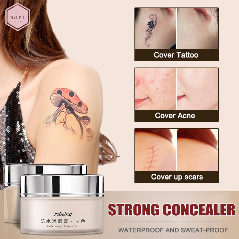 (Hàng Mới Về) Kem Che Khuyết Điểm Hình Xăm / Sẹo 2 Tông Màu Chống Nước | BigBuy360 - bigbuy360.vn
