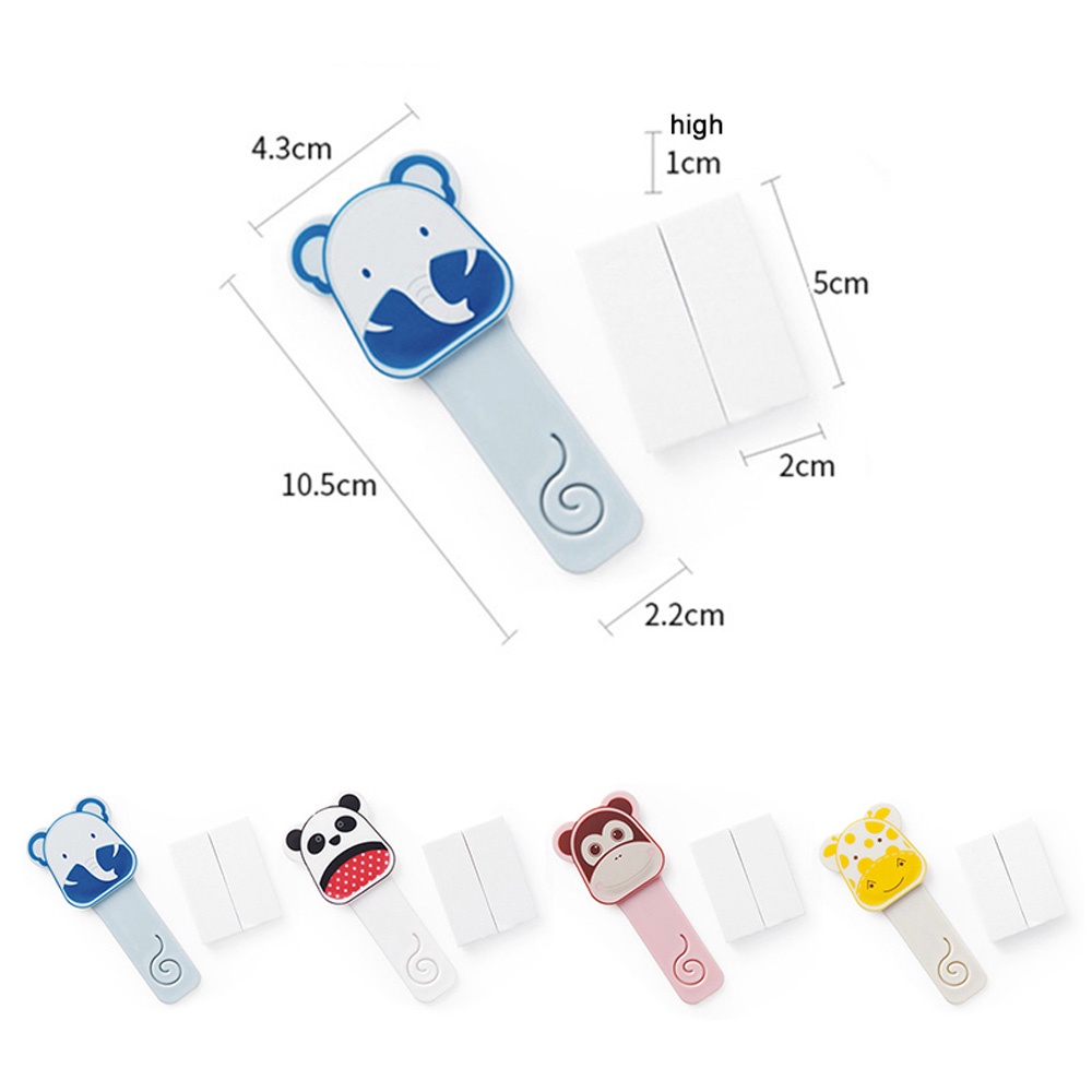 Tay cầm nâng nắp bồn cầu trong suốt nhỏ gọn dễ thương