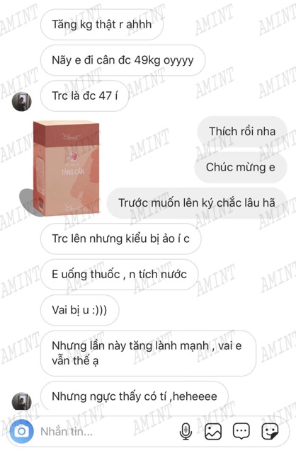 Ngũ Cốc Tăng Cân Amint 500gr (Freeship Kèm Quà Tặng) Tuyệt đối an toàn, tự nhiên, cải thiện cân nặng cho người gầy | BigBuy360 - bigbuy360.vn