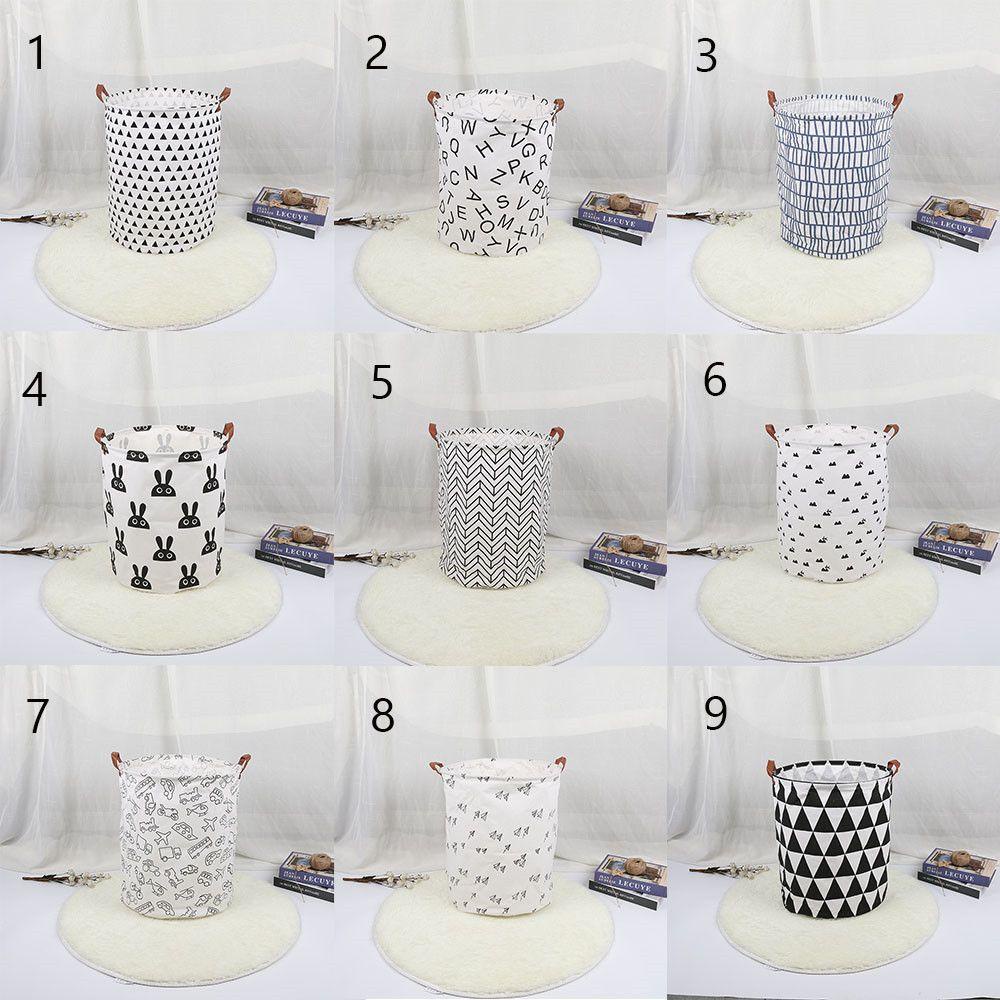 Giỏ Vải Đựng Đồ Giặt / Đồ Chơi Cỡ Lớn Có Thể Gấp Gọn Tiện Dụng