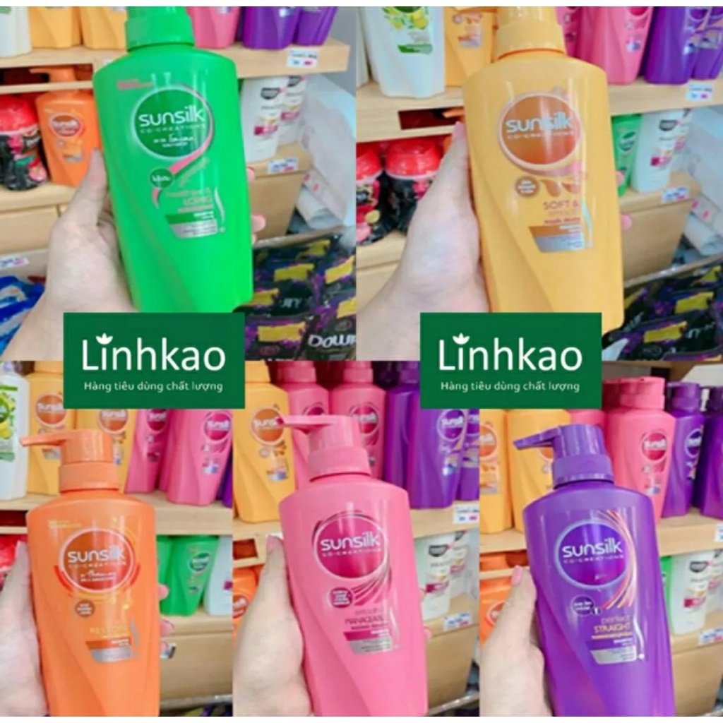 DẦU GỘI SUNSILK mềm mượt 450ML THÁI LAN