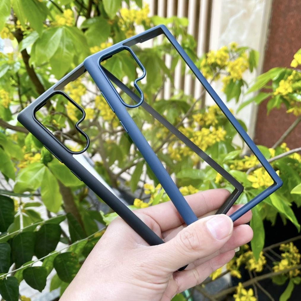 Ốp lưng Likgus trong viền màu Samsung S22, S22 Plus, S22 Ultra viền dẻo chống sốc không ố màu