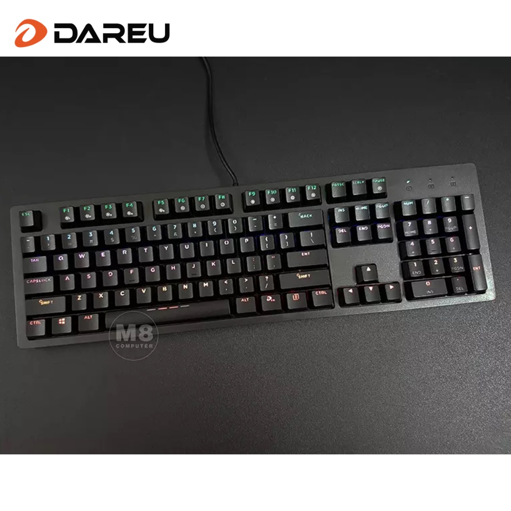 Bàn Phím Cơ DAREU EK520 Multi Led Optical (chống nước) WATERPROOF, Optical switch [Bảo Hành 2 Năm]