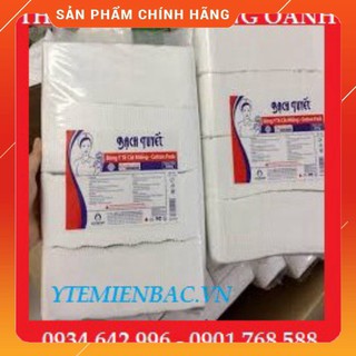 Bông Bạch Tuyết Y Tế Cắt Miếng 1kg - Vệ sinh baby 10x10cm - 7x7cm