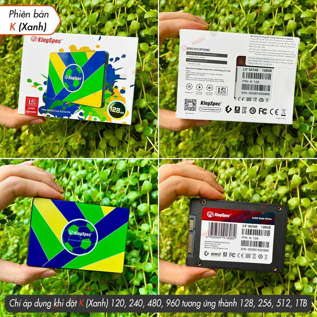 Ổ cứng SSD KingSpec 2.5 SATA | Phiên bản Sân bóng - Hàng Chính Hãng