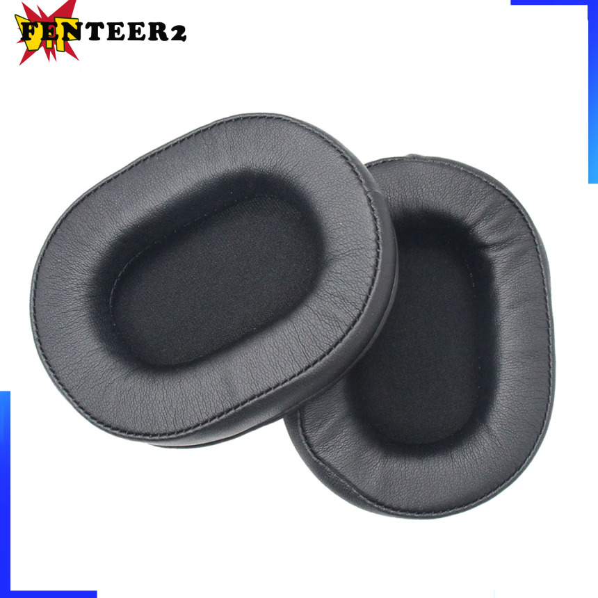 [Fenteer2  3c ]1 Pair Headphones Ear Pad Cushion for   MSR7 M50X M20 M40 Black