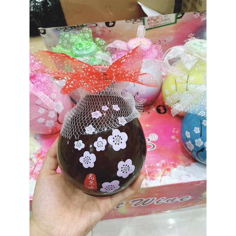 Nước hoa quả len men bình tròn 6 vị