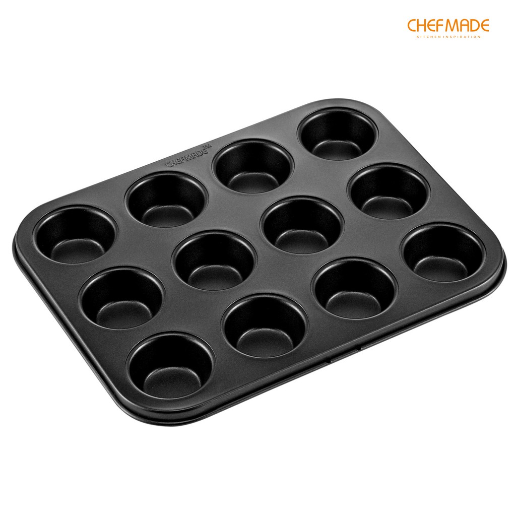 Khuôn CHEFMADE Nướng Bánh Muffin Không Dính 12 Ngăn Chuyên Nghiệp WK116260